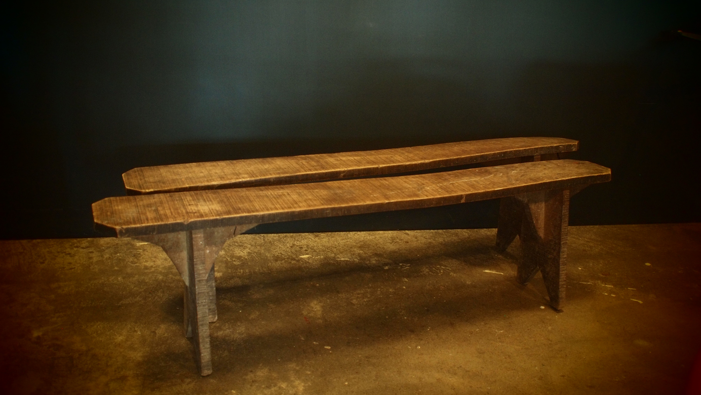 French Wooden Bench