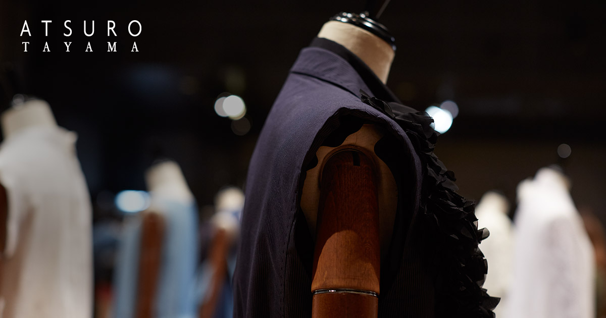 Veste Cintrée Atsuro Tayama - Taille US 6 / FR 38 - Laine - Rayures Verticales - Fabriquée Au Japon