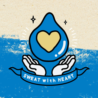 SWEAT WITH HEART